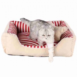 square cat dog bed